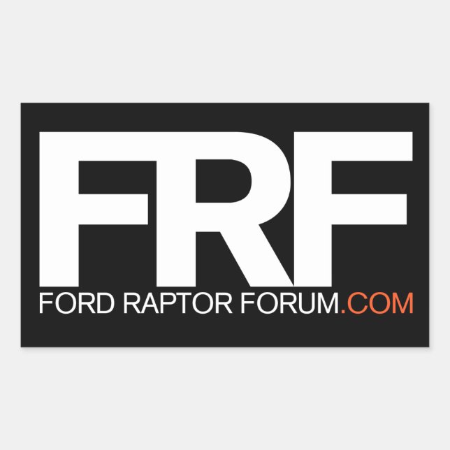 FRF-Sauberkleber Rechteckiger Aufkleber (Vorderseite)