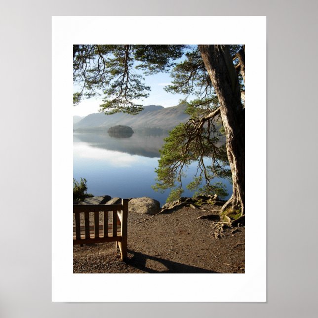 Friar's Crag, Derwentwater, The Lake District Poster (Vorne)
