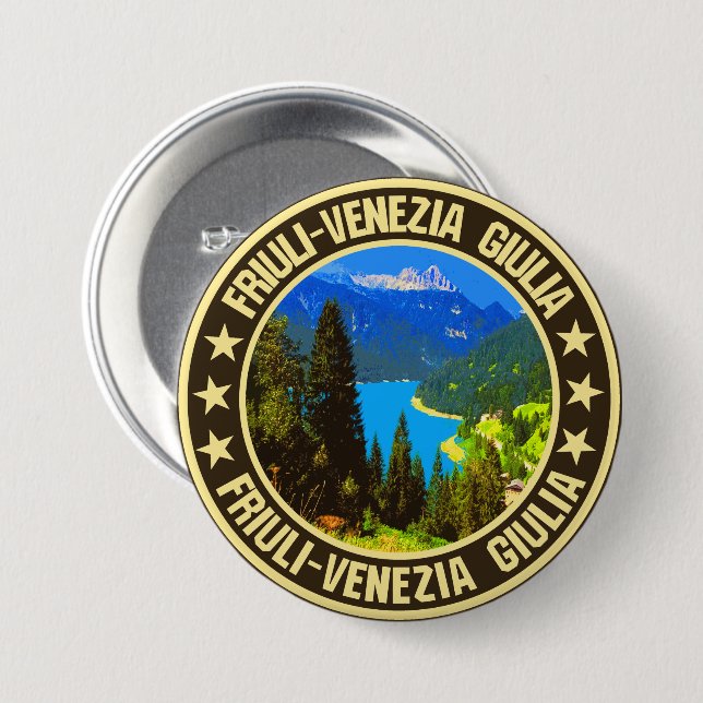 Friaul-Julisch Venetien Button (Vorne & Hinten)