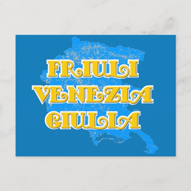 Friaul-Julisch Venetien Postkarte (Vorderseite)