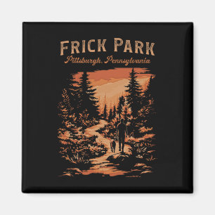 Frick Park Pittsburgh Pennsylvania Vintage Wandern Magnet