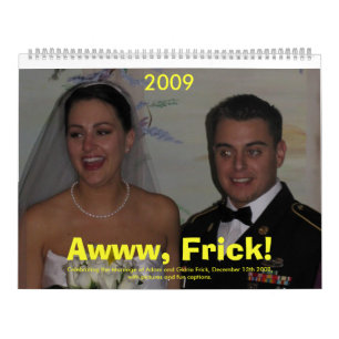 Frick Wedding 2009 Kalender