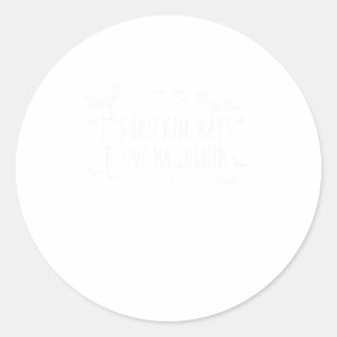 Frickin's Bats I Liebe Halloween Funny Sarcasti Runder Aufkleber