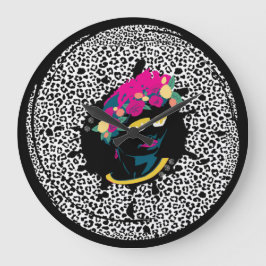 FRIDA-Acrylklemme Große Wanduhr