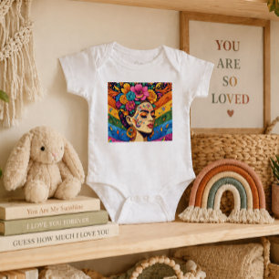 Frida inspiriert baby strampler