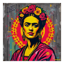 Frida Kahlo-4 Poster