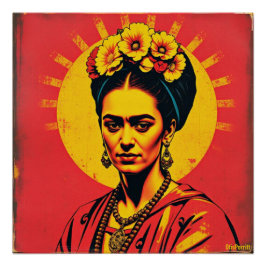 Frida Kahlo-5 Poster
