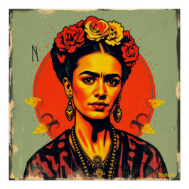 Frida Kahlo-8 Poster