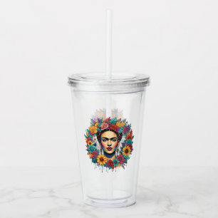 Frida Kahlo Acryltrinkbecher