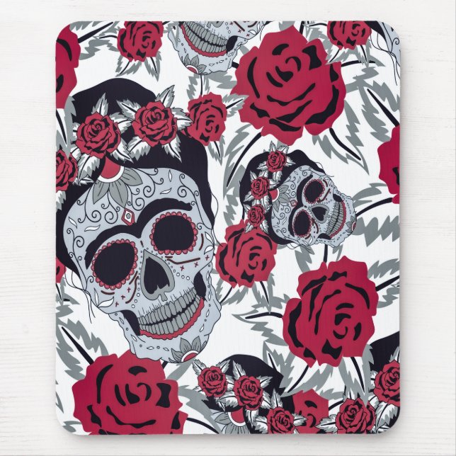 Frida Kahlo and Roses Mousepad (Vorne)