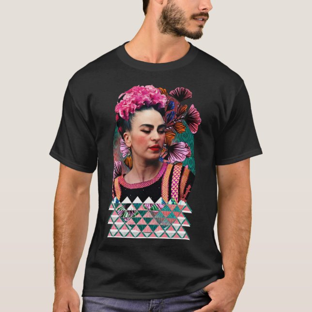 Frida kahlo art flower gift for fans Essential T-S T-Shirt (Vorderseite)
