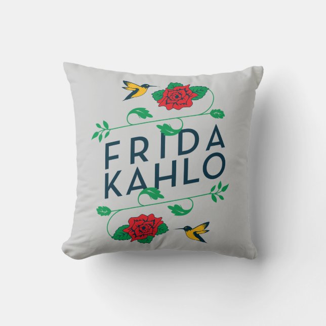Frida Kahlo | BlumenTypografie Kissen