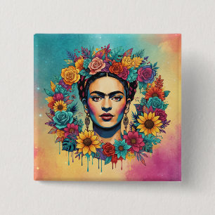 Frida Kahlo Button