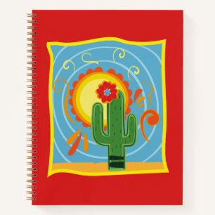 Frida Kahlo Cactus Graphic Notizbuch