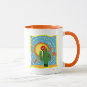 Frida Kahlo Cactus Graphic Tasse