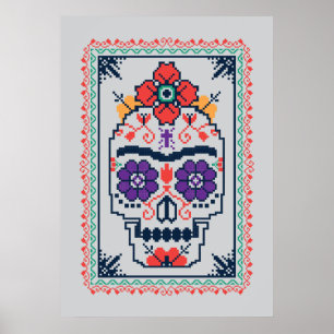 Frida Kahlo Calavera Poster