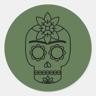 Frida Kahlo   Coyoacá n Runder Aufkleber