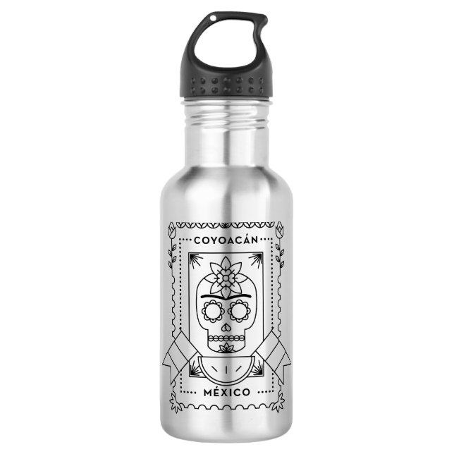 Frida Kahlo | Coyoacán Trinkflasche (Vorderseite)