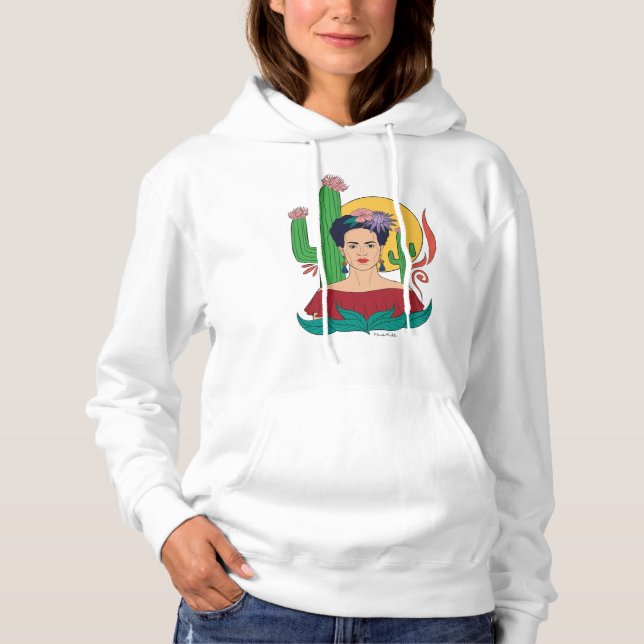 Frida Kahlo Desert Graphic Hoodie (Vorderseite)