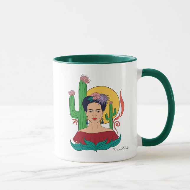 Frida Kahlo Desert Graphic Tasse (Rechts)