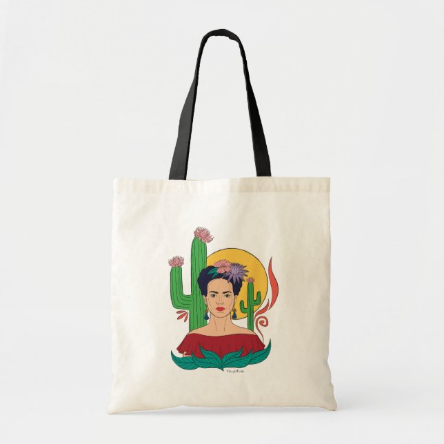 Frida Kahlo Desert Graphic Tragetasche (Vorne)