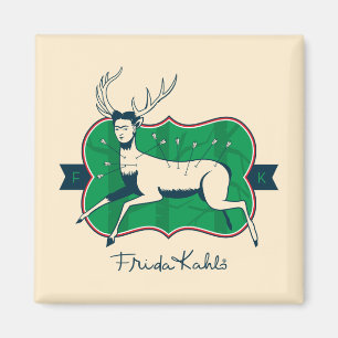 Frida Kahlo   die verletzten Rotwild Magnet