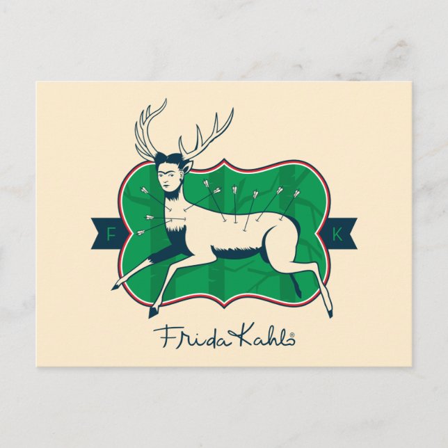 Frida Kahlo | Die verwundeten Hirsche Postkarte (Vorderseite)