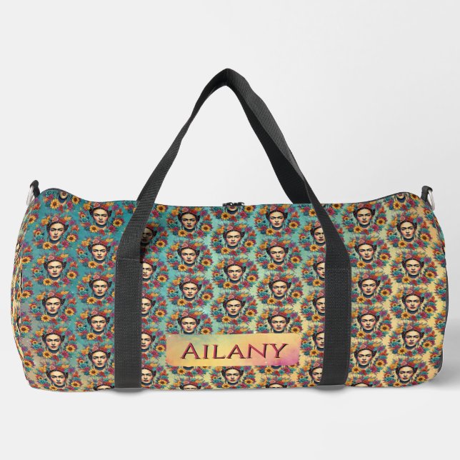 Frida Kahlo Duffle Bag (Vorderseite)
