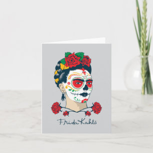Frida Kahlo El Día de los Muertos Karte