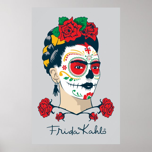 Frida Kahlo El Día de los Muertos Poster (Vorne)