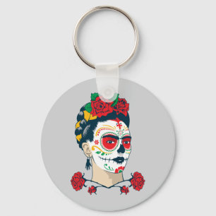 Frida Kahlo   El Día de los Muertos Schlüsselanhänger