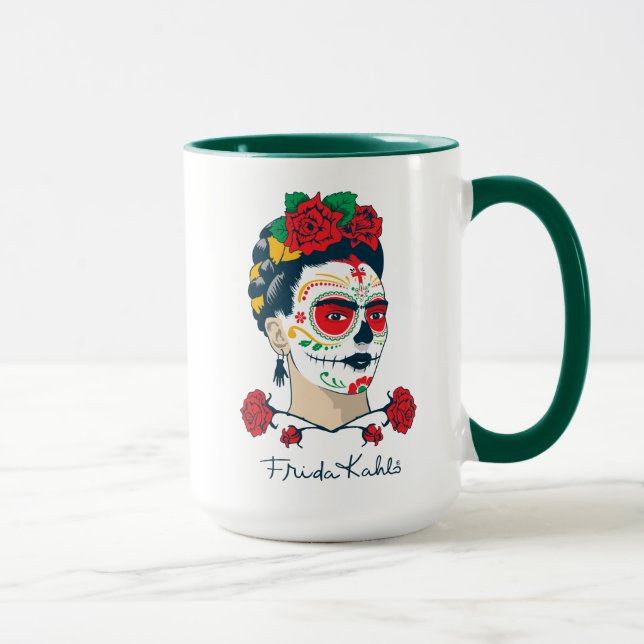 Frida Kahlo | El Día de Los Muertos Tasse (Rechts)