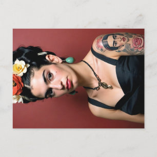 Frida Kahlo Feiertagspostkarte
