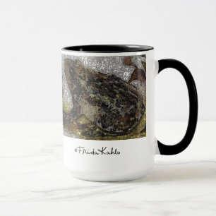 Frida Kahlo FK-Style Frog Painting Tasse