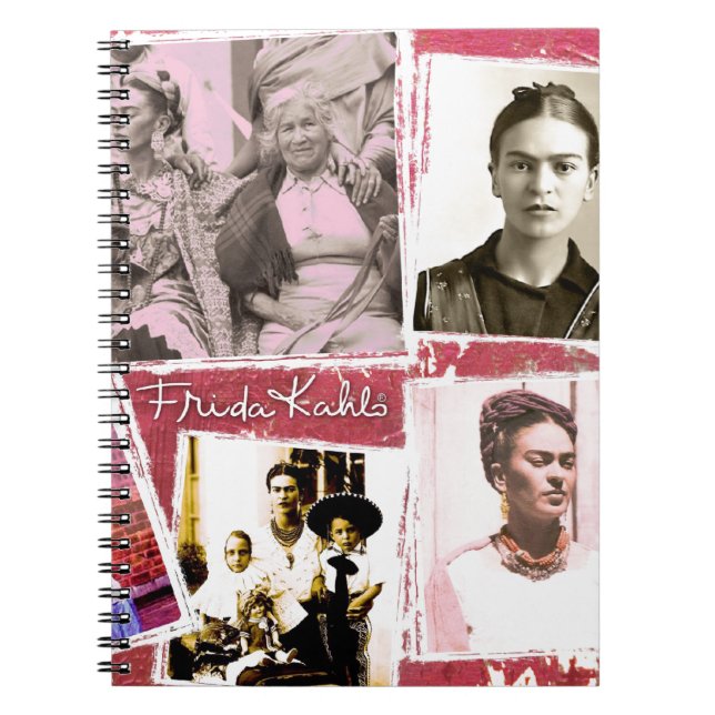 Frida Kahlo Foto Montage Notizblock (Vorderseite)