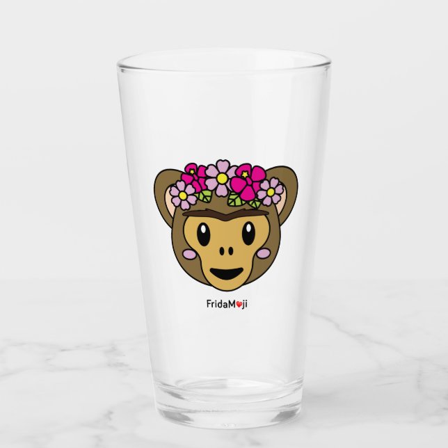 Frida Kahlo | FridaMoji - Affe Glas (Vorderseite)