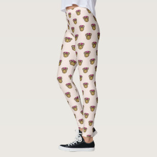 Frida Kahlo   FridaMoji - Affe Leggings