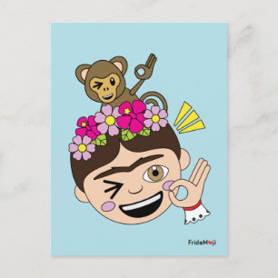 Frida Kahlo   FridaMoji - ein O.K. Postkarte