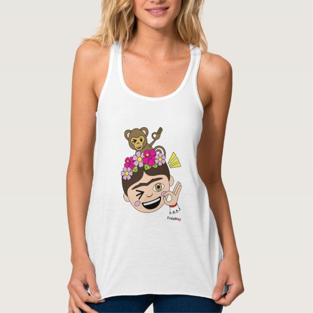 Frida Kahlo | FridaMoji - ein O.K. Tank Top (Vorderseite)