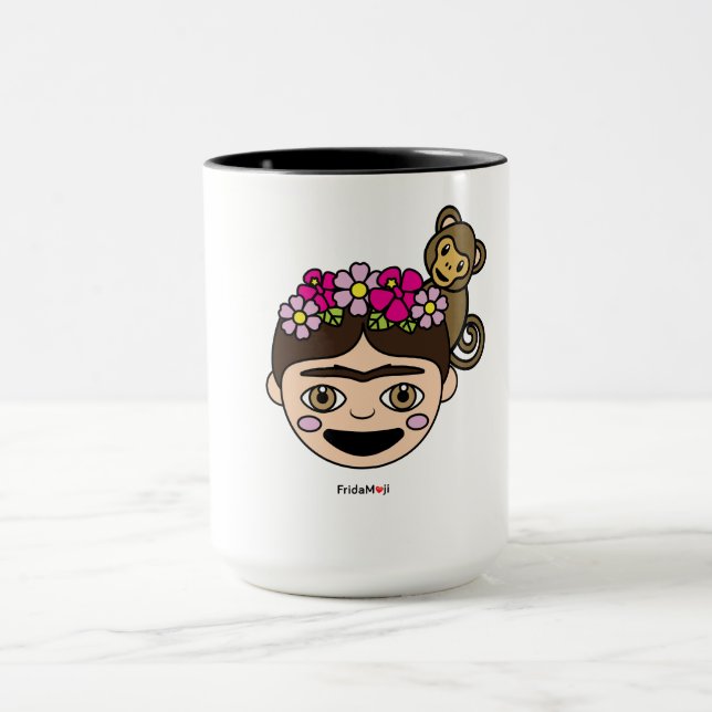 Frida Kahlo | FridaMoji - glücklicher Frida Tasse (Zentrum)