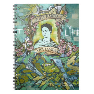 Frida Kahlo Graffiti Notizblock