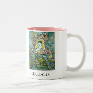 Frida Kahlo Graffiti Zweifarbige Tasse