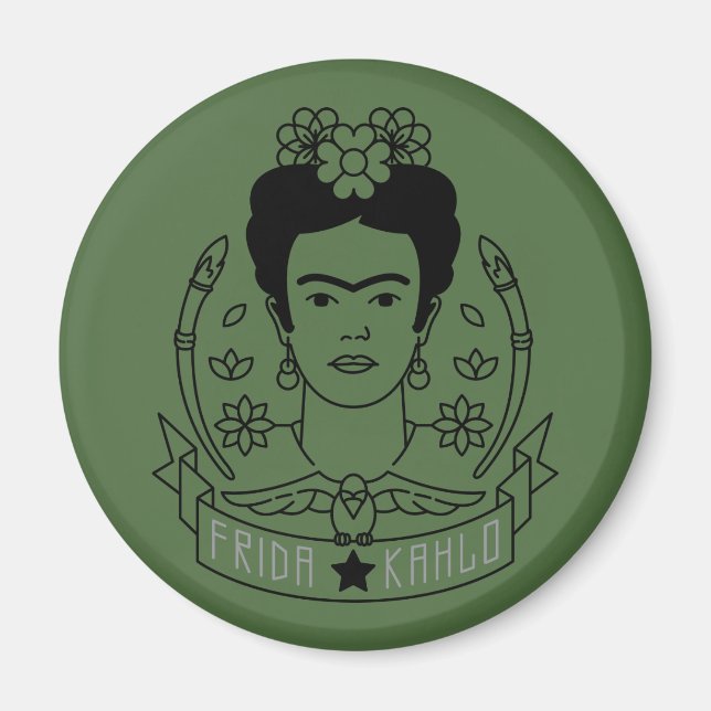 Frida Kahlo | Heldin Magnet (Vorne)