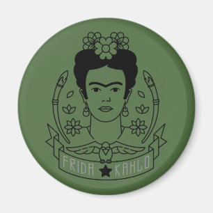 Frida Kahlo Heroína Magnet