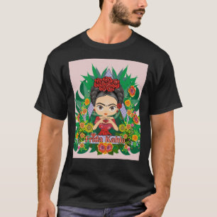 Frida Kahlo Herz-Blume ästhetisch Graphic T-Shir T-Shirt