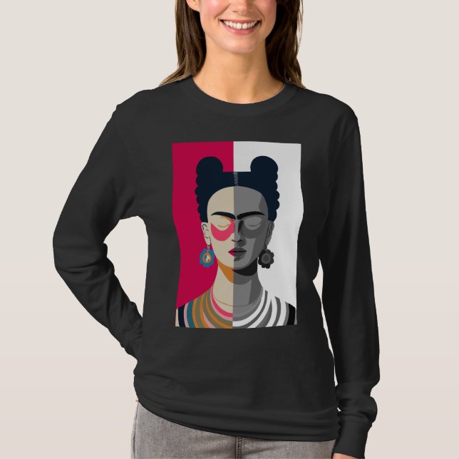 Frida Kahlo – Iconic Feminist Art  T-Shirt (Vorderseite)
