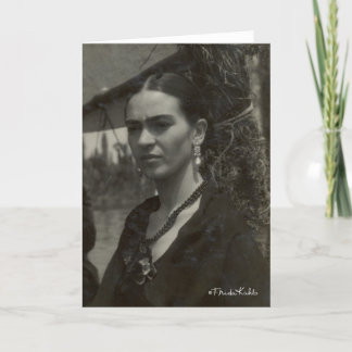 Frida Kahlo im Schwarzen Karte