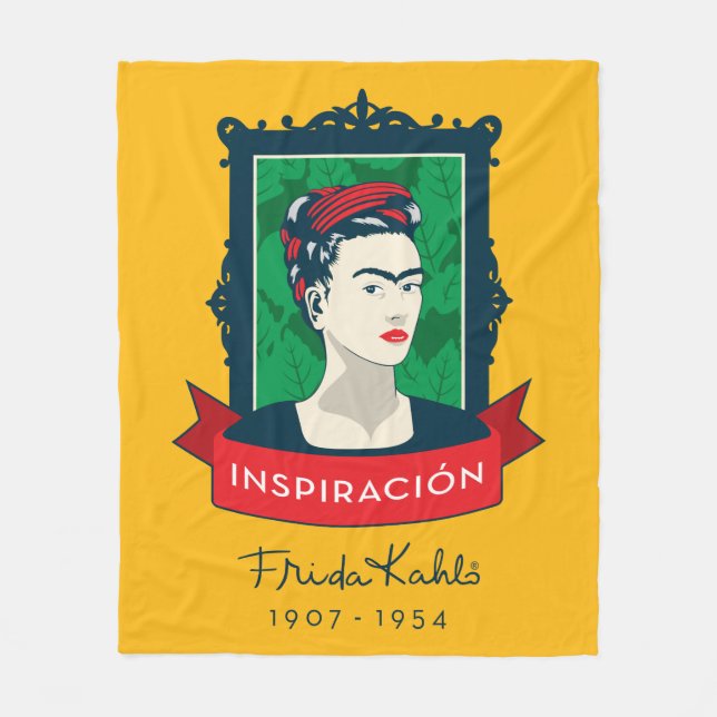 Frida Kahlo | Inspiración Fleecedecke (Vorderseite)