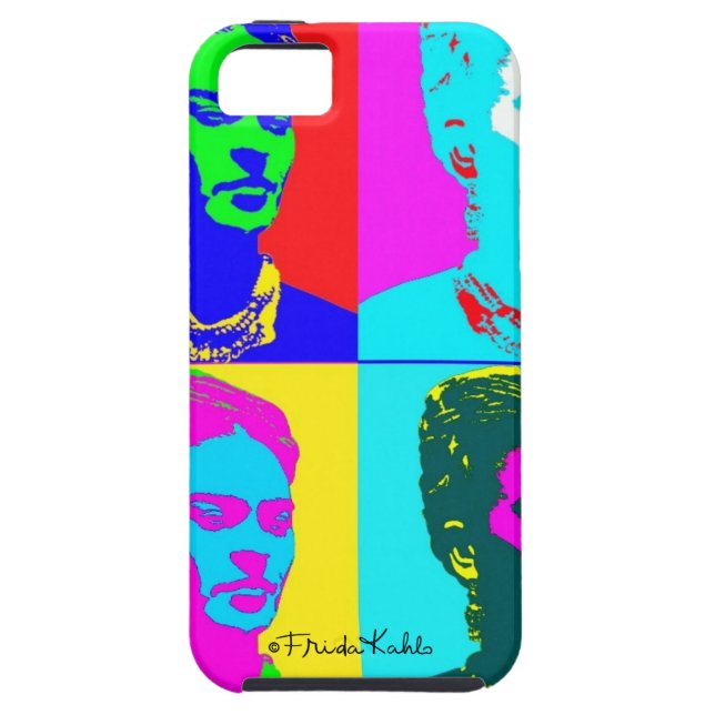 Frida Kahlo Inspiriert Portrait Case-Mate iPhone Hülle (Rückseite)