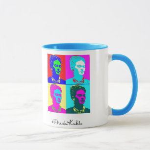 Frida Kahlo inspiriertes Porträt Tasse